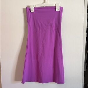 Susana Monaco Strapless Dress in Vibrant Purple